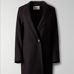 NWT Aritzia Stedman Coat in Black (Size: Small)